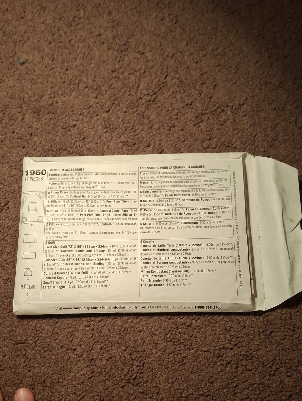 1960 Simplicity Pattern - Picture 2 of 2